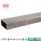 Unpolished (ground) steel rectangular tube-5.08 x 7.62 x 0.20 cm-8 feet long