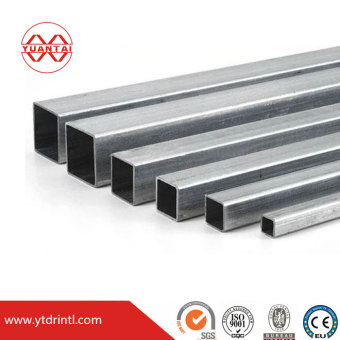 Tubo rectangular de acero galvanizado en caliente para invernadero