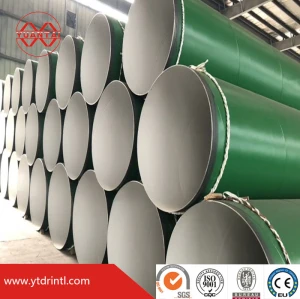 Factory price straight spiral welded steel pipe