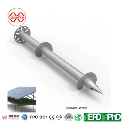Wholesale production of steel spiral ground pile manufacturer