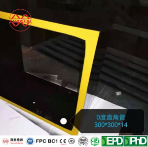 400mm * 150mm * 25MM 0 degree right angle steel pipe factory China(oem odm obm)