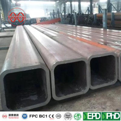 500mm * 500mm * 40MM square steel pipe（After modified drawing annealing）