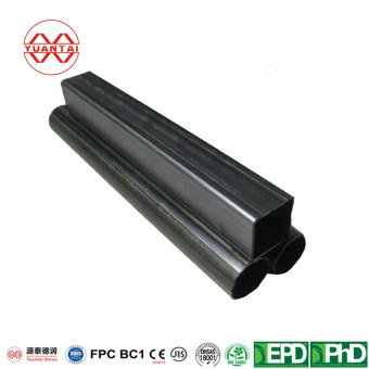Tubo rectangular de acero para muebles
