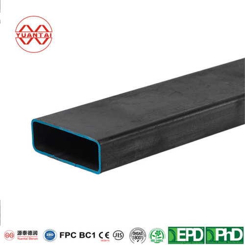 Grandes fabricantes chinos de tubos de acero rectangulares negros