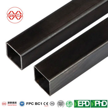 Black Square Hollow Section Manufacturer YuantaiDerun China