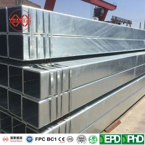 Proveedor de tubos rectangulares pre - galvanizados
