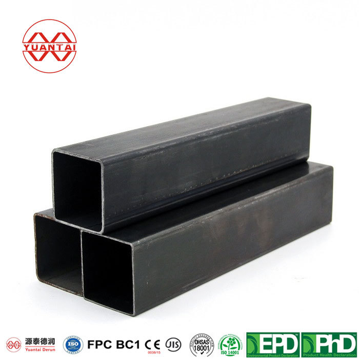 black HFW square steel tube