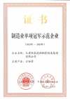 certificate of individual champion in the square rectangular tube manufacturing industry