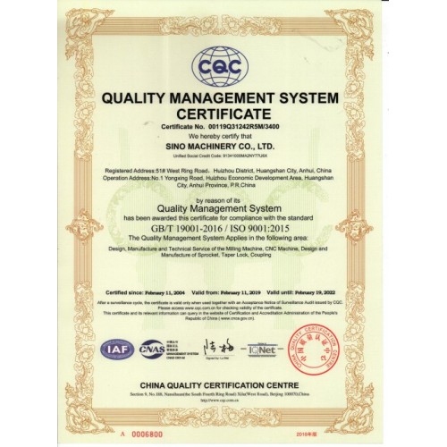 ISO sertifikası