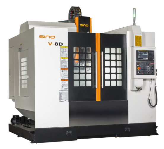 SINO V-8D&V-10D- Wise choice for built-in spindle vertical machining center