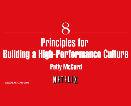 8 Principles for Building a High-Performance Culture-Netflix culture