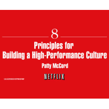 8 Principles for Building a High-Performance Culture-Netflix culture