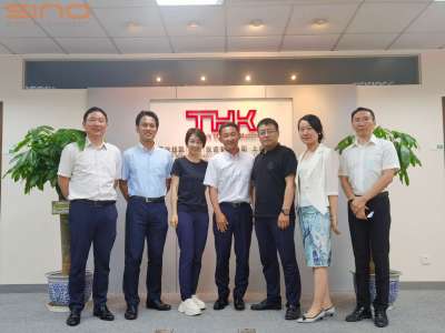 President Garret’s visit to supplier of THK Shanghai Office