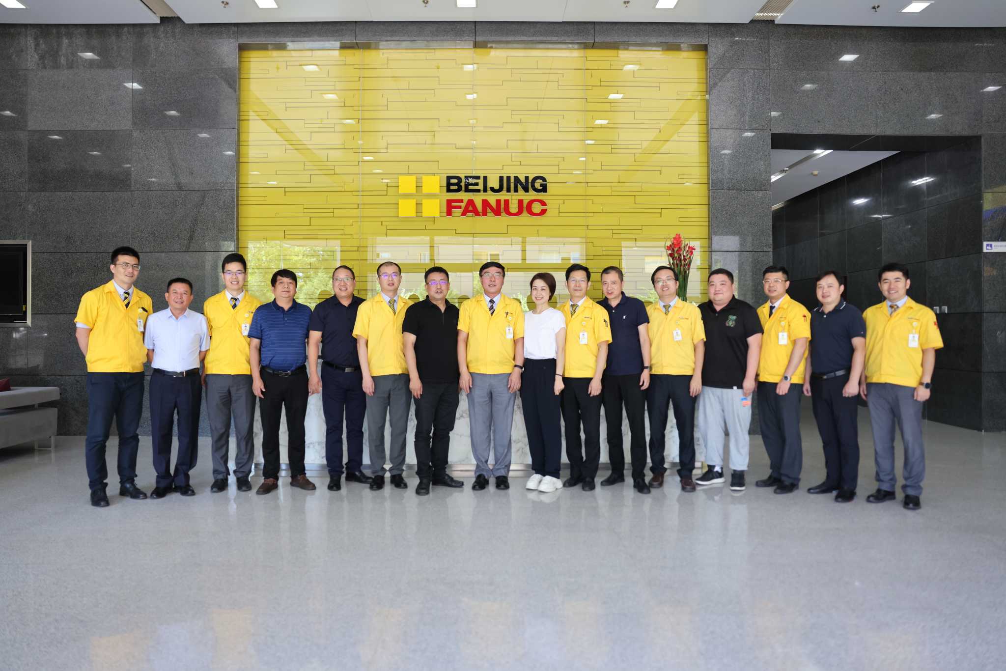 SINO senior management group visited Beijing Fanuc