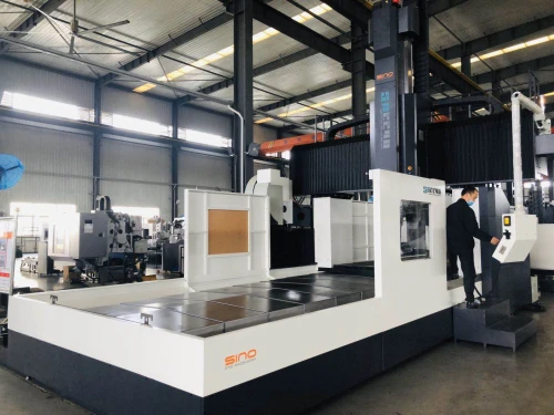 High rigidity heavy cutting double column machining center SP2240
