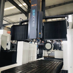 High rigidity heavy cutting double column machining center SP1840