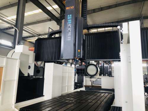 High rigidity heavy cutting double column machining center SP2240