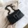 Metal ring decoration chain pu lady shoulder bag wholesale bags