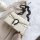 Metal ring decoration chain pu lady shoulder bag wholesale bags
