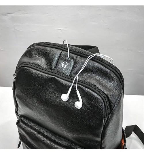 Trendy Simple style prime fashion  PU Backpack for men