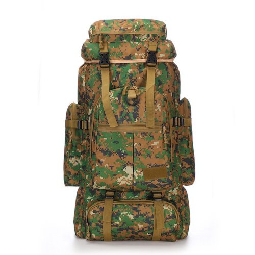 75L Waterproof spacious hiking backpack camouflage sports backpack