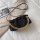 Fashion Chain Strap Delicate Sequins Grid Woolen Handbag Women Tote Bags
