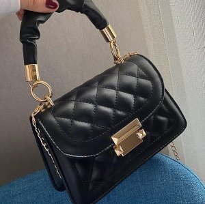 Custom fashion  Women's mini square handbag with flap Totes bag