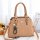 Latest trendy large capacity women's top handles totes bag with hang decorations