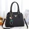 Latest trendy large capacity women's top Fashion handles  totes bag with hang decorations