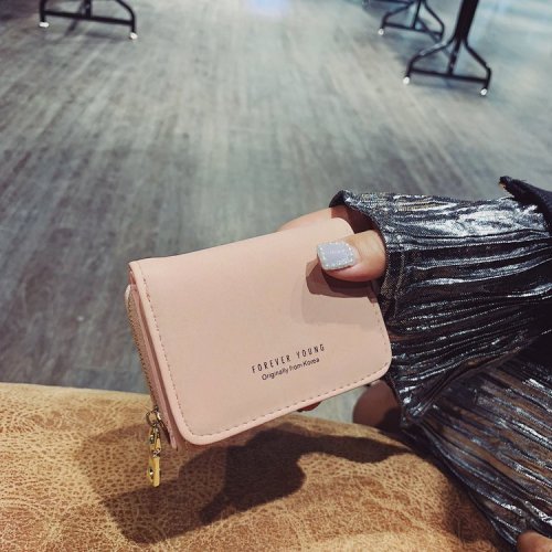 Wholesale Mini matt women's scrub fabric wallet clutch