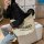 Flat pack Women's Large Capacity Nylon Cabas Top Handle Bags Tote Bags