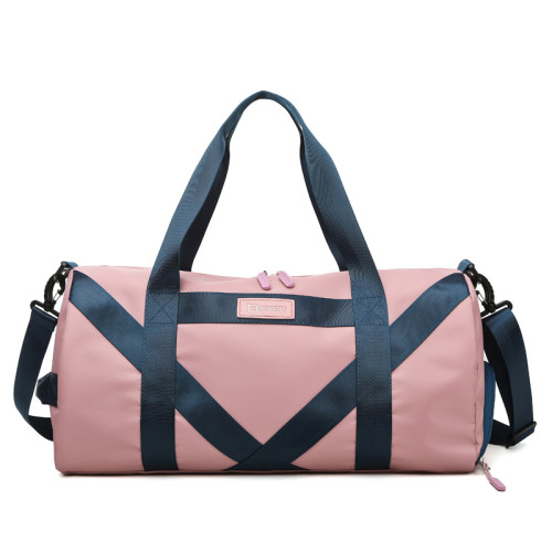 Large Light Weight Nylon Waterproof Travel Women Mens Sport Bag Shoe Compartment Duffle Bag Gym