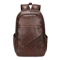 Custom logo waterproof large pu leather backpack for women and men bags