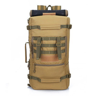 High Quality Backpack For Camping Outdoor Military Tactical Backpack bag . Polyester Khaki bag