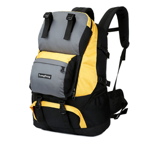 Backpack with shoe compartment waterproof Hiking backpack50L . polyester