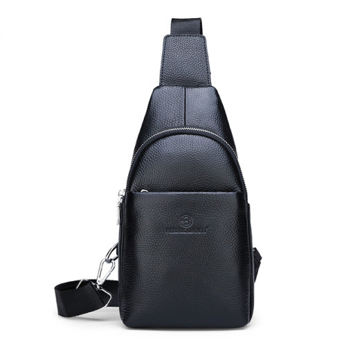 Genuine Leather Waterproof Crossbody Bag Men Crossbody Leather Bag Man chest bags