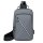 Wholesale business light weight usb men polyester chest crossbody bag