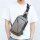 Wholesale business light weight usb men polyester chest crossbody bag