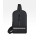 Men fashion waterproof crossbody chest sling bag with reflective strap