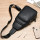 Fashion PU leather cross body bag men sport travel casual shoulder messenger bag for men with earphone