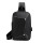 Men PU leather travel business USB charger crossbody messenger shoulder bag for men