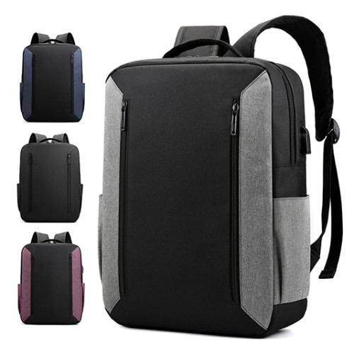 Grey color waterproof nylon material wholesale Backpack Factory 15.6 inch USB Backpack Bag