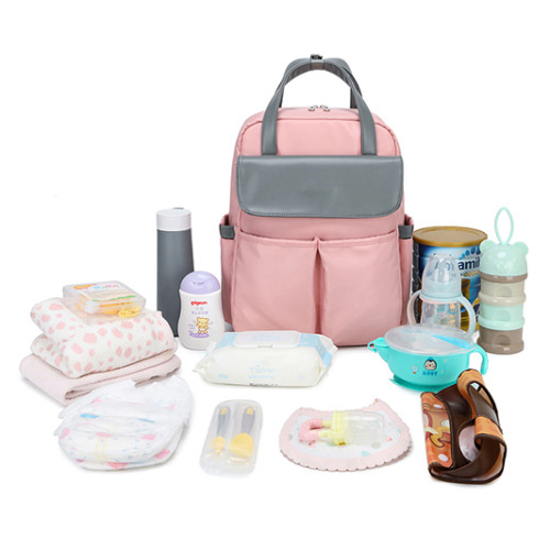 Travel designers diaper bag for baby three color design style fashion backpack .