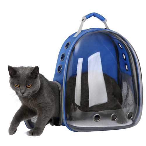 Transparent pet backpack PC space capsule pet travel backpack