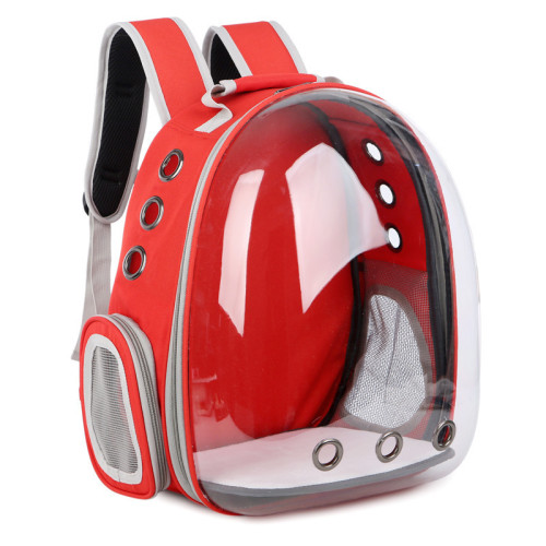 Transparent pet backpack PC space capsule pet travel backpack