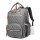 Fashionable diaper bag watertproof and stain-repellent surface diaper bag with changing station