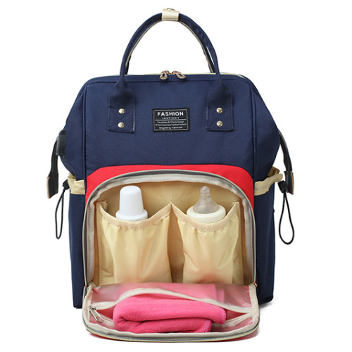 Waterproof Oxford Diaper Bags Mommy Baby Bag With Sleeping Bed Gray backpack Multi-Functional Diaper Bag