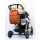 Diaper Bag With Changing Station Wickeltasche .Waterproof Anti-theft PU Leather Diaper Bag