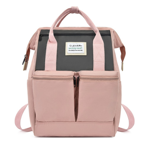 Newest fashion travel double handle or shoulder Multi-function oxford baby diaper bags