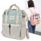 Newest fashion travel double handle or shoulder Multi-function oxford baby diaper bags
